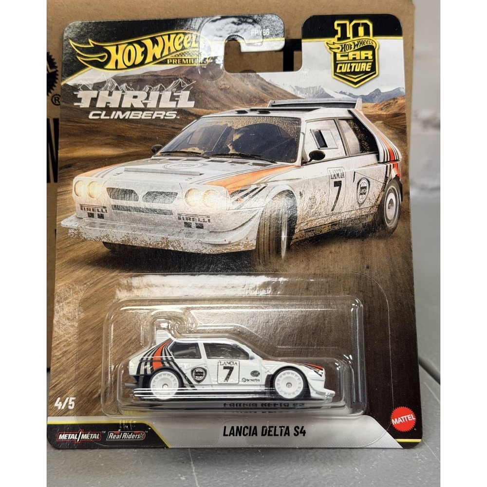 Hot Wheels Lancia Delta S4 WRC Thrill Climbers FPY86-961 Q 1/64 NEW